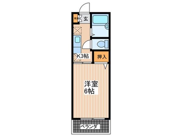 クレール五月が丘の物件間取画像